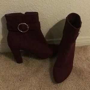 Jones New York (Ox Blood Booties)